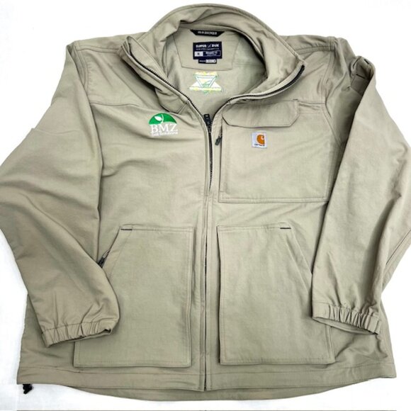 VTG Carhartt XL Rain Defender Jacket Super Dux  Relaxed Light Gray3rd Party( 92) - Picture 3 of 7